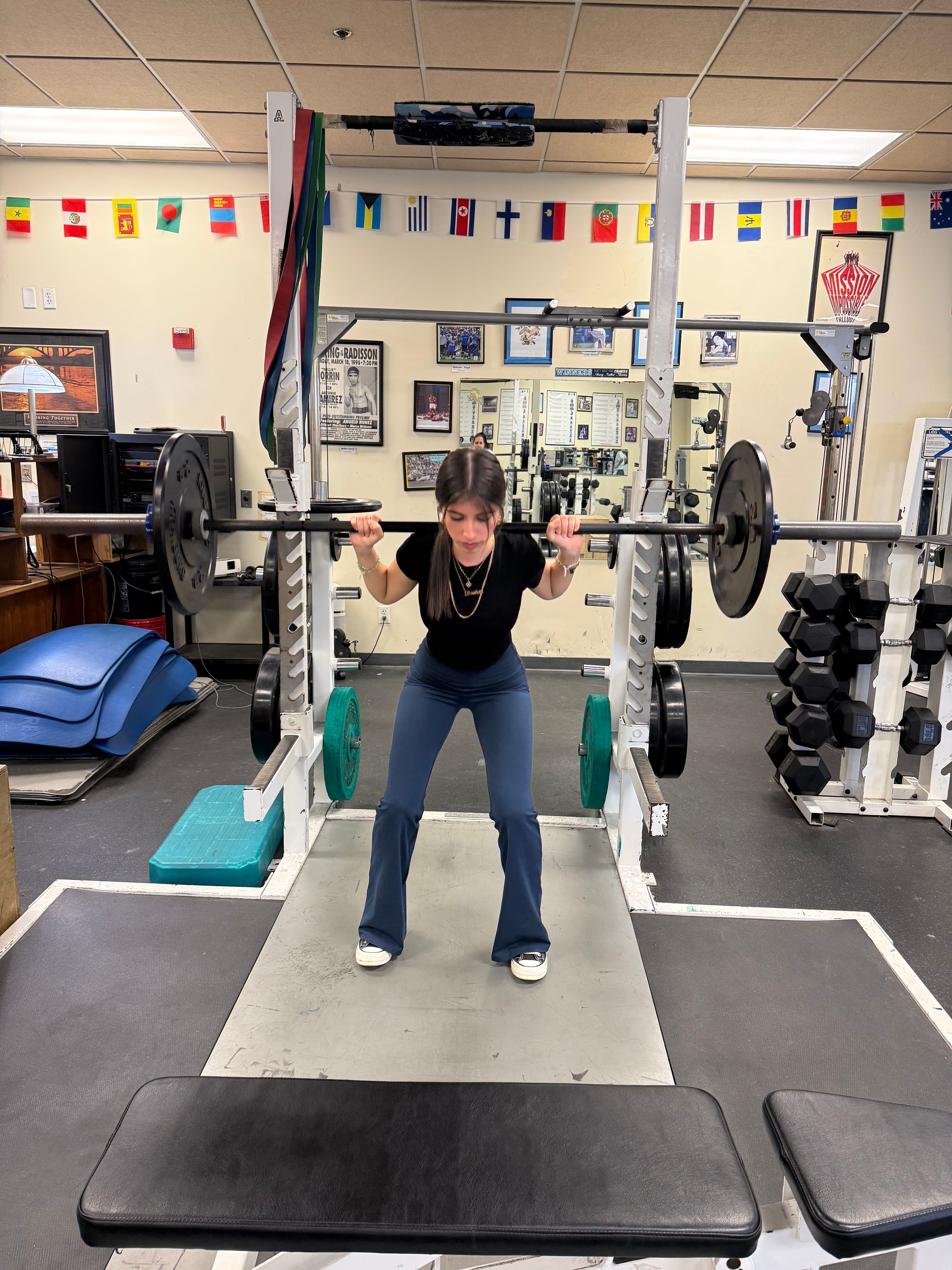 Girls Get Gains members training in the weight room, photo 2