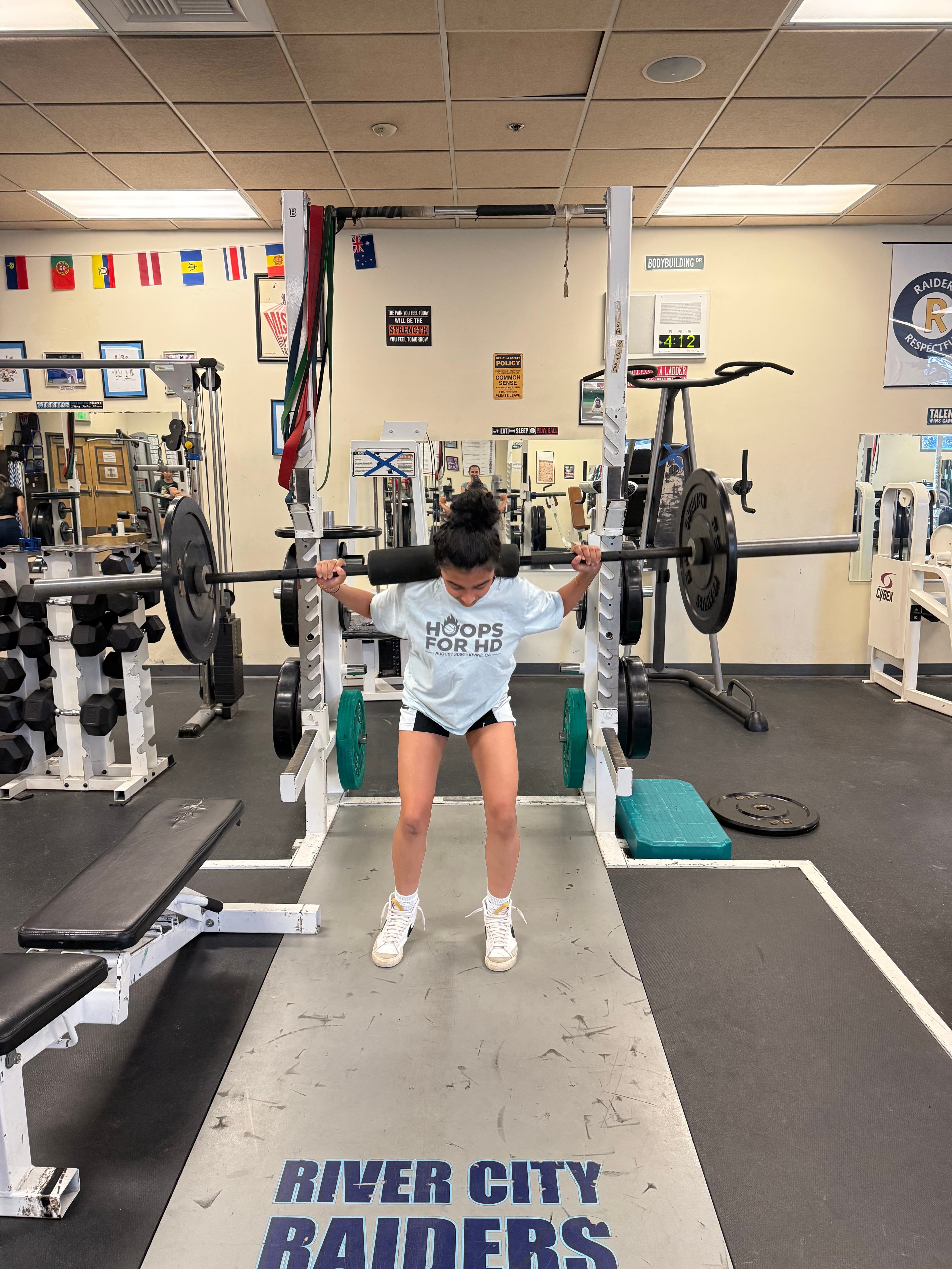 Girls Get Gains members training in the weight room, photo 4